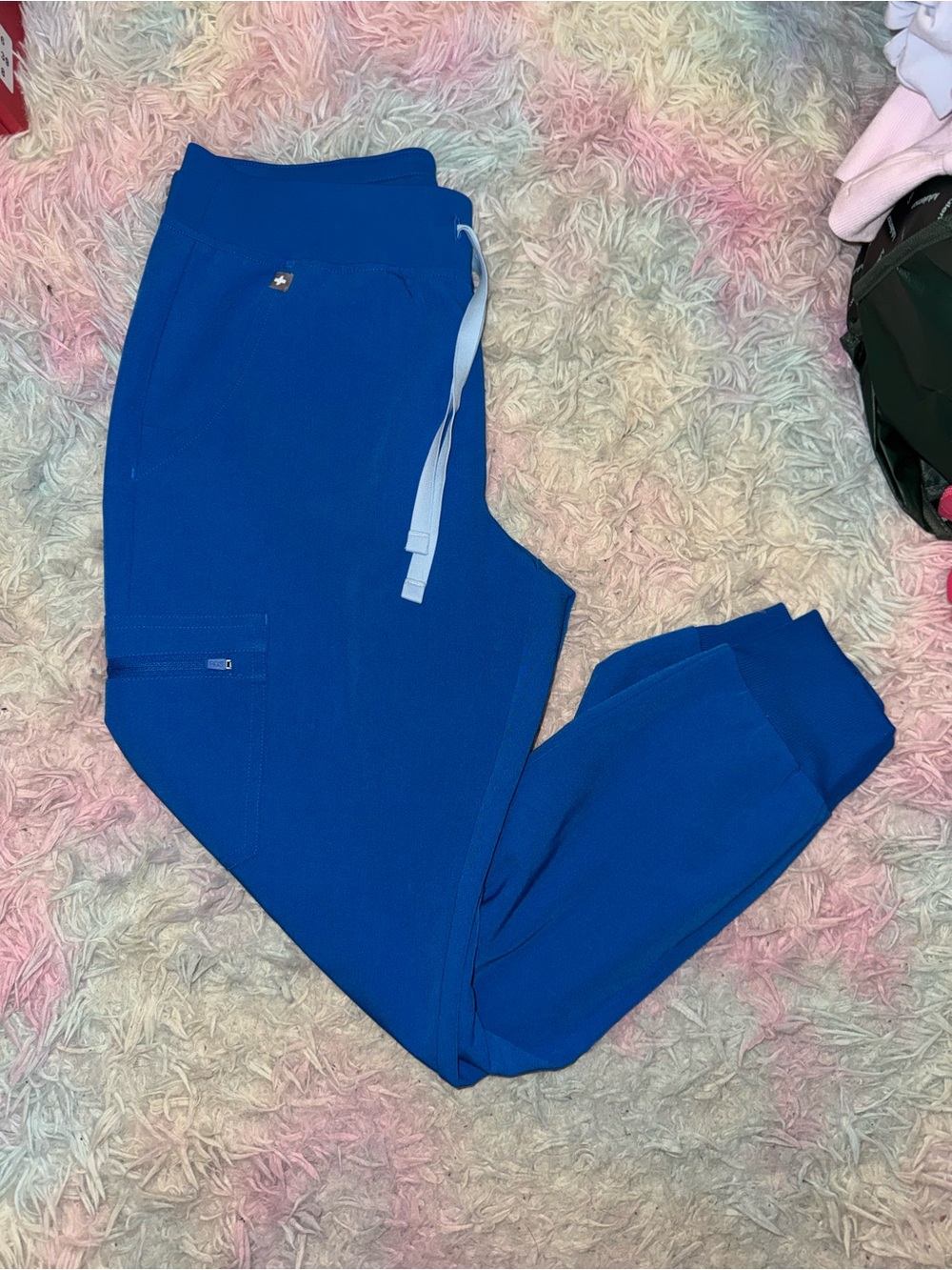 FIGS Blue Jogger Scrub Pants - Small Petite
